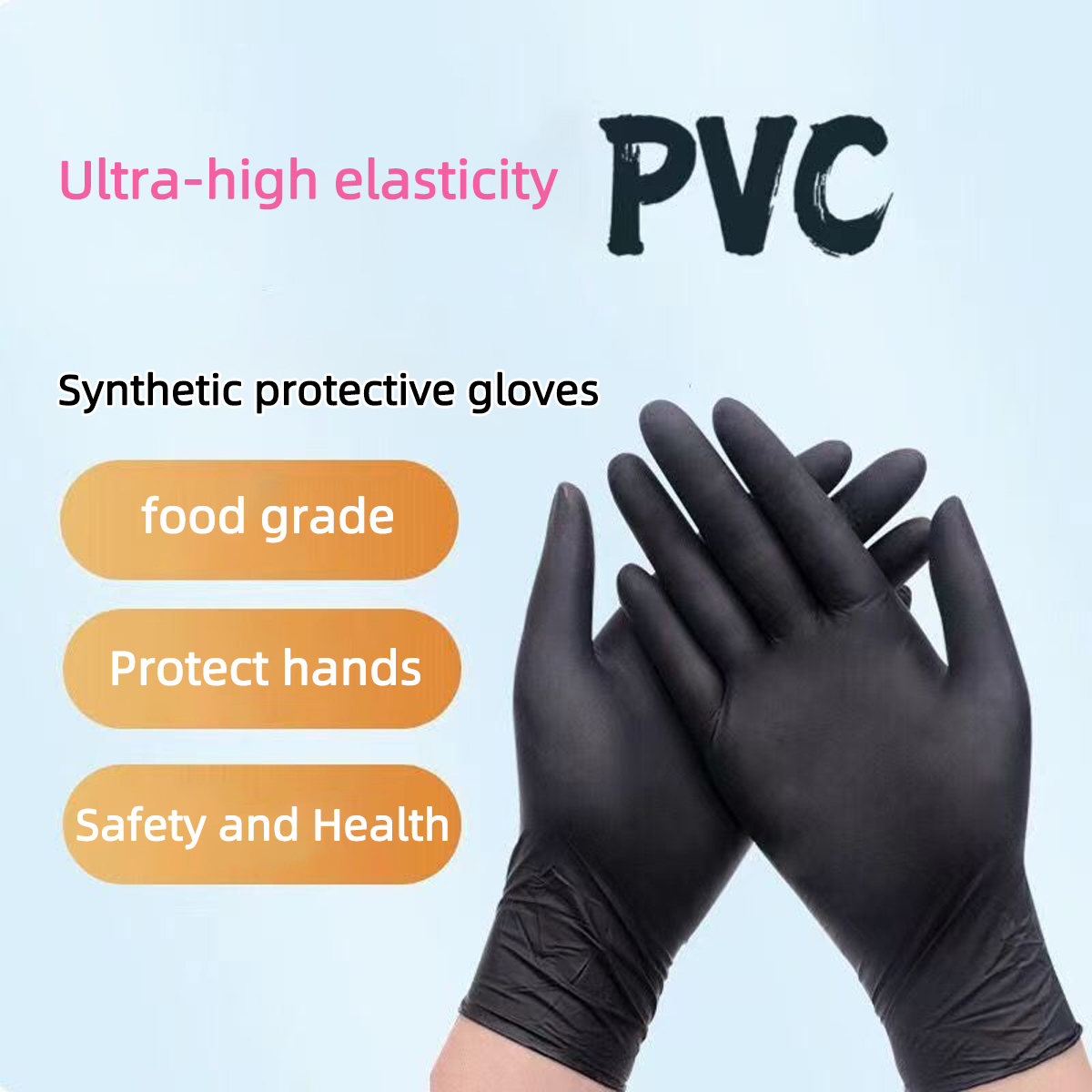 Robuste Schwarze Einweg-Nitril – Latex Disposable Glove Bewertung und Preis